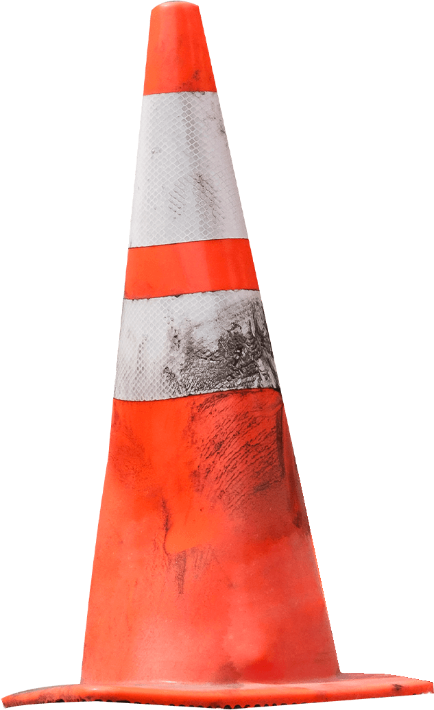 traffic cones for asphalt paving by DAC